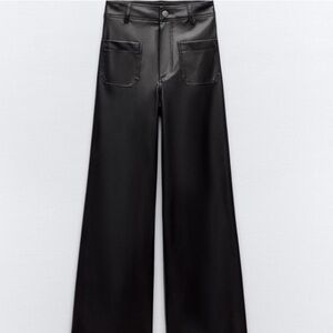 Zara Marine Leather Pants